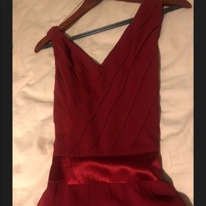 Adrianna Papell Red Midi Dress size 12